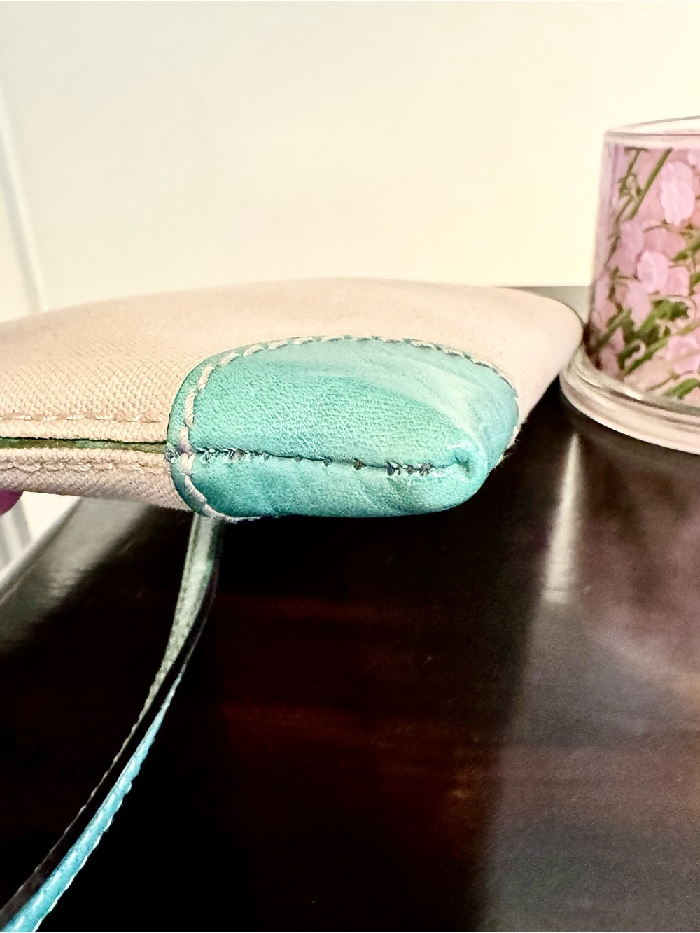 NWOT Vintage Kate Spade NY Classic Canvas Mini Shoulder Bag Made in Italy 10x5.5 - Picture 7 of 11